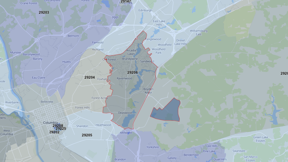 Decoding Columbia, SC zip codes COLAtoday